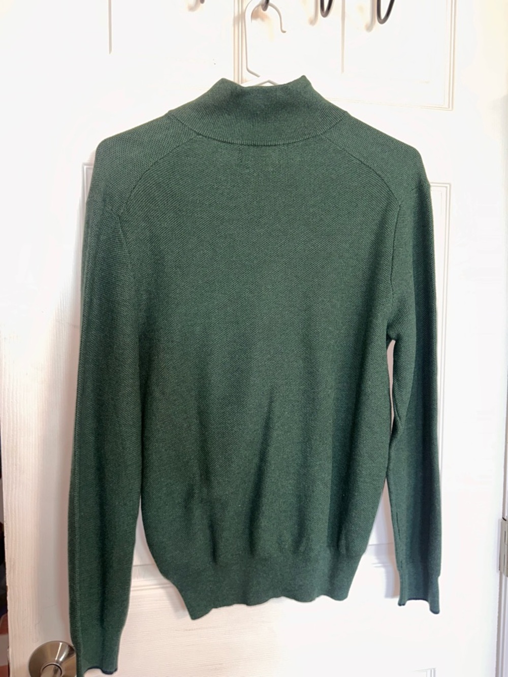 Polo Sweater Medium Green Pima Cotton NWT - Picture 6 of 11